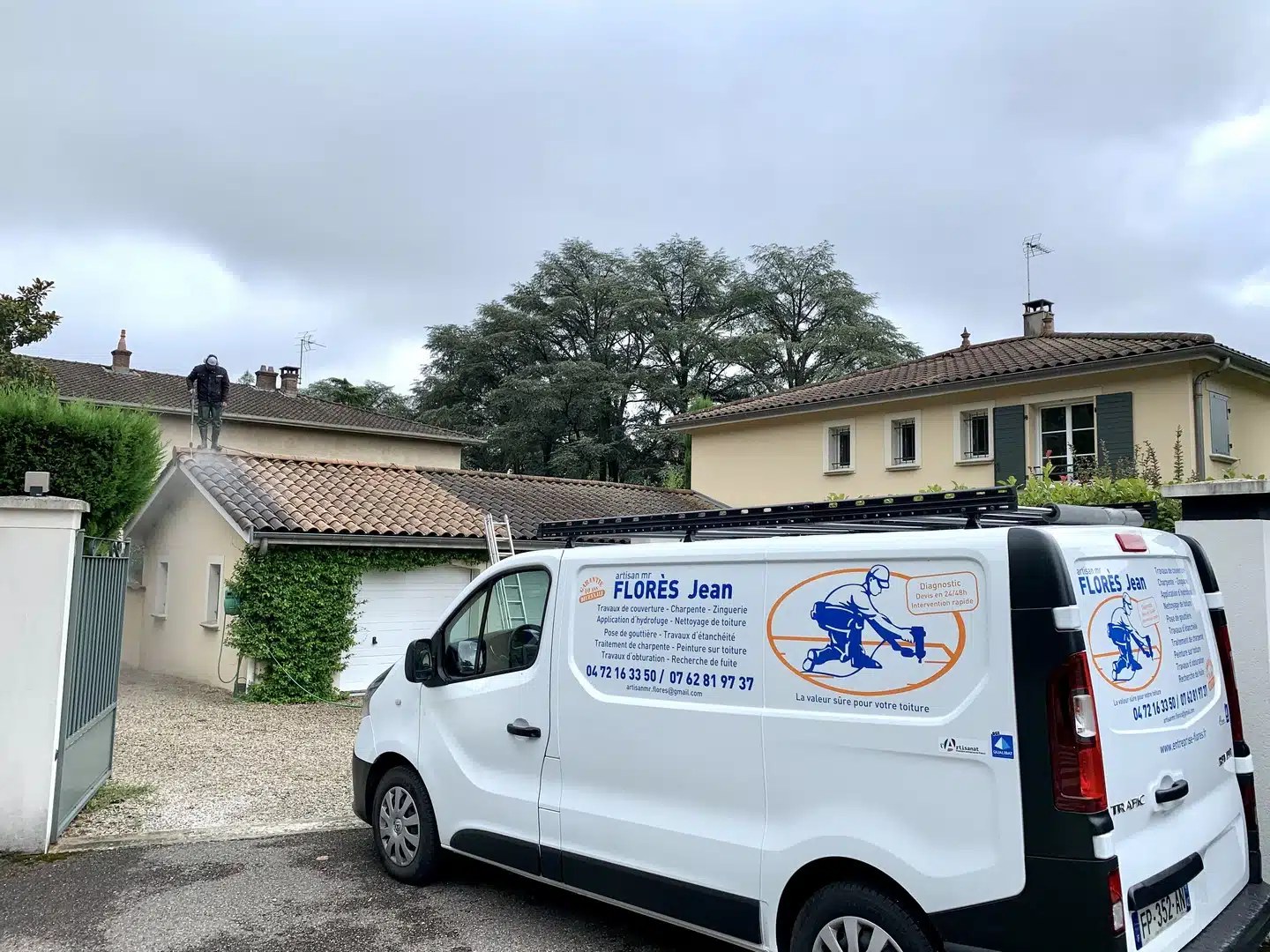 Couvreur Florès en intervention